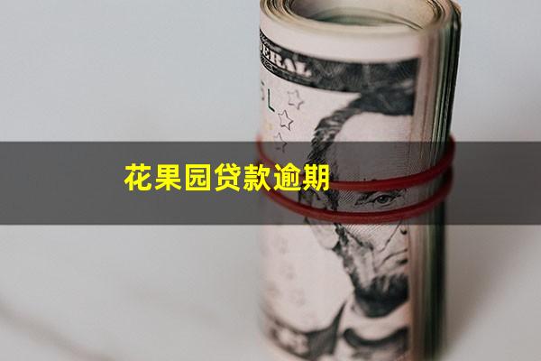 花果园贷款逾期