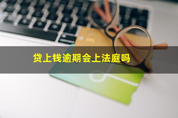 贷上钱逾期会上法庭吗
