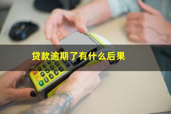 贷款逾期了有什么后果