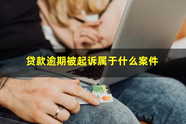 贷款逾期被起诉属于什么案件