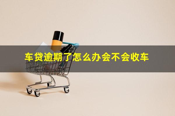 车贷逾期了怎么办会不会收车