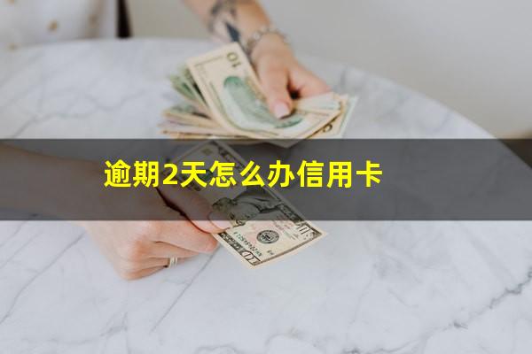 逾期2天怎么办信用卡