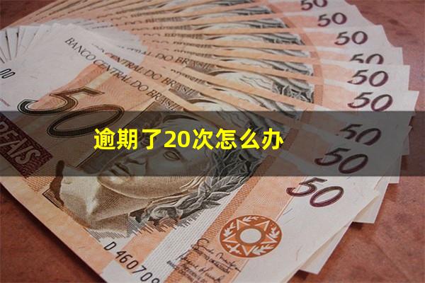 逾期了20次怎么办