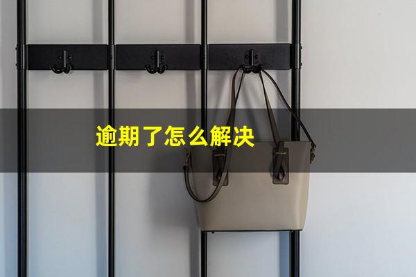 逾期了怎么解决