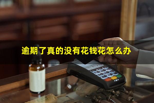 逾期了真的没有花钱花怎么办