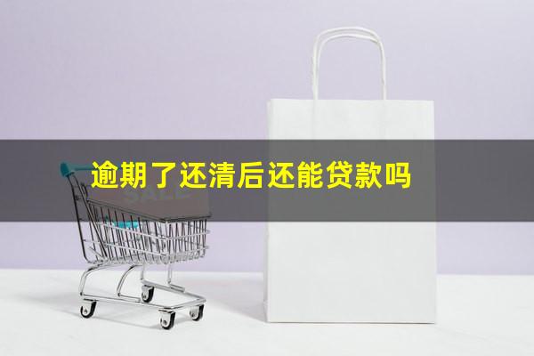 逾期了还清后还能贷款吗