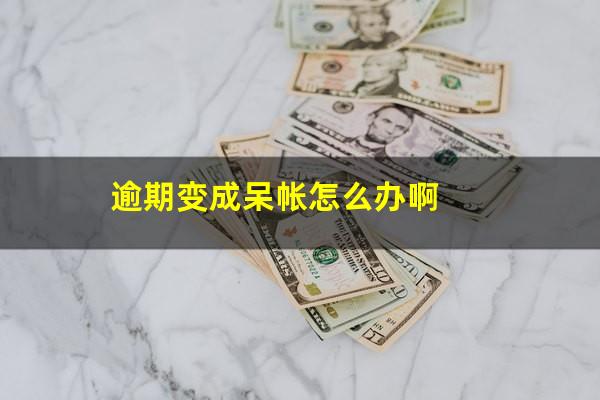 逾期变成呆帐怎么办啊