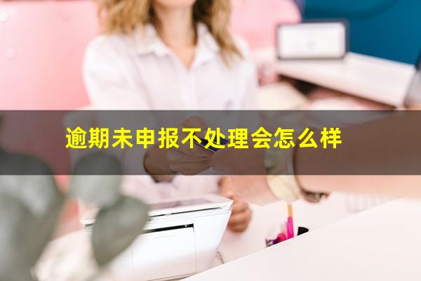 逾期未申报不处理会怎么样