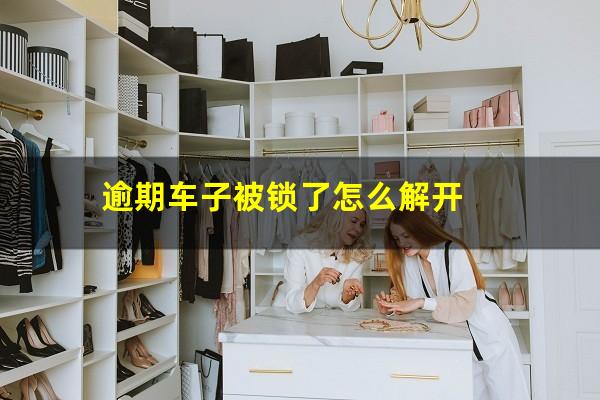 逾期车子被锁了怎么解开