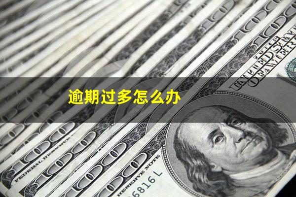 逾期过多怎么办