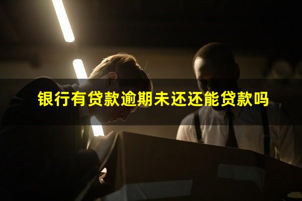 银行有贷款逾期未还还能贷款吗