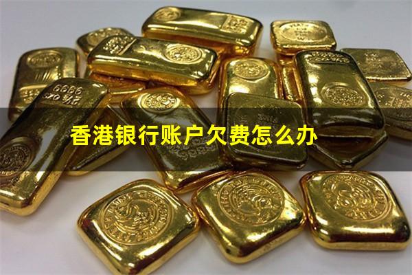 香港银行账户欠费怎么办